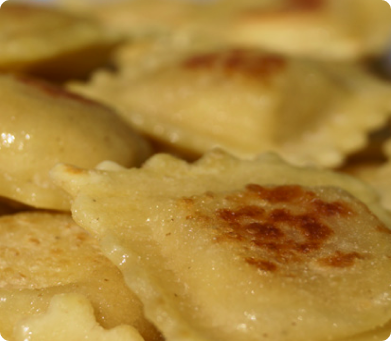 RAVIOLIS AUX FROMAGES POÊLES